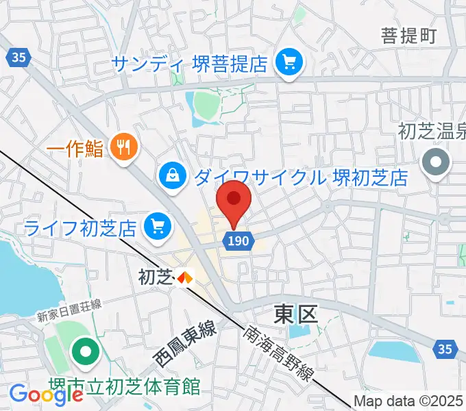 堺グランドピアノサロン 風の音の地図