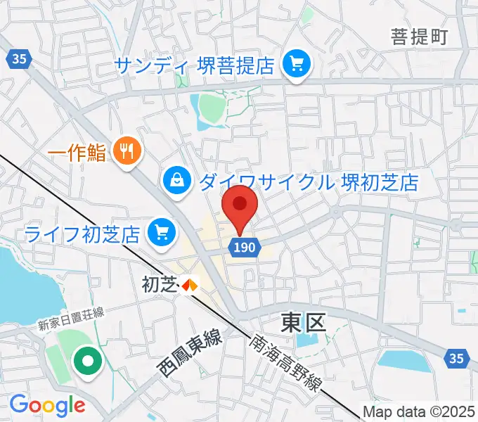 堺グランドピアノサロン 風の音の地図