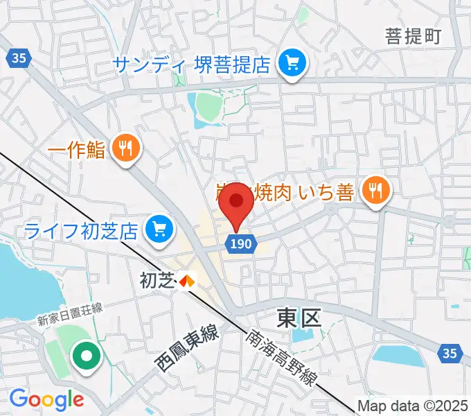 堺グランドピアノサロン 風の音の地図