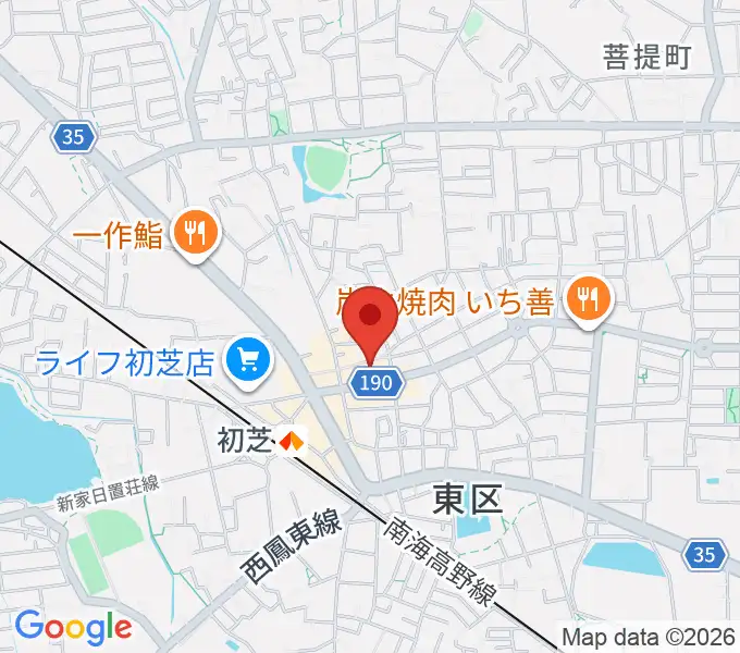 堺グランドピアノサロン 風の音の地図