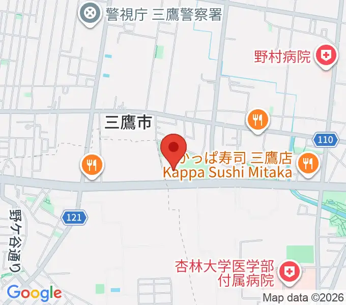 SUBARU総合スポーツセンターの地図