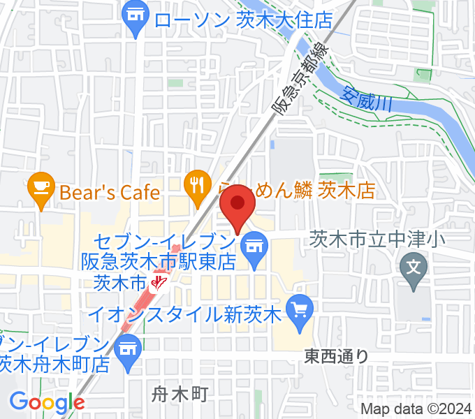 茨木市マリアナカフェの場所