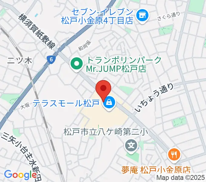 ユナイテッド・シネマ テラスモール松戸の地図