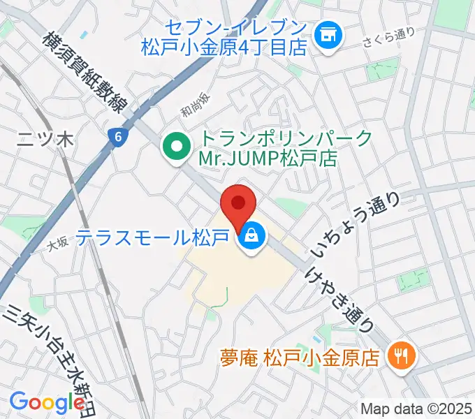 ユナイテッド・シネマ テラスモール松戸の地図