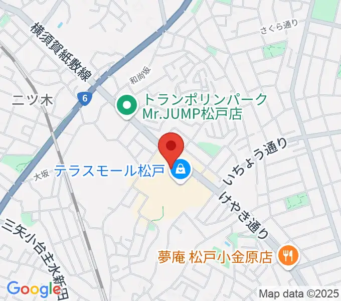 ユナイテッド・シネマ テラスモール松戸の地図