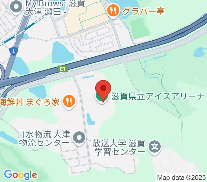 木下カンセーアイスアリーナの地図