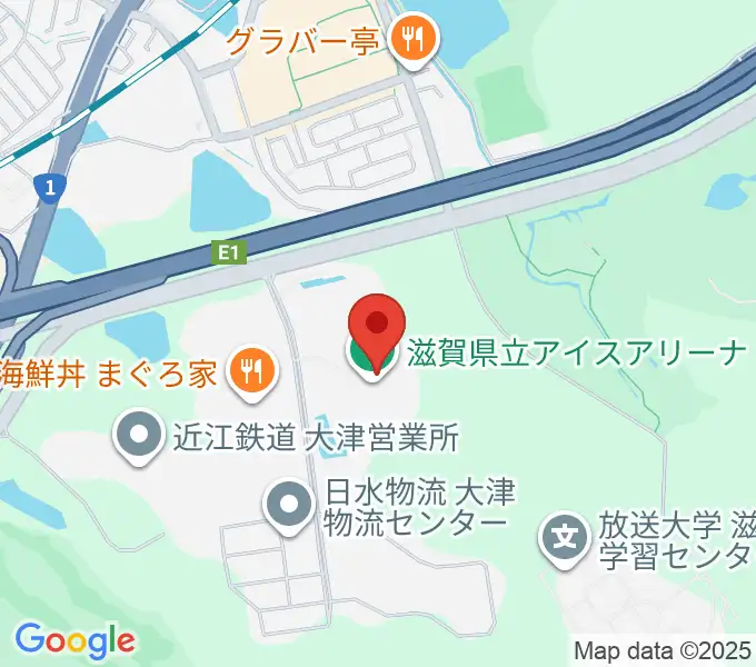 木下カンセーアイスアリーナの地図