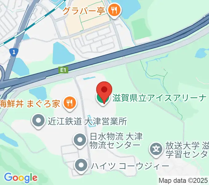 木下カンセーアイスアリーナの地図