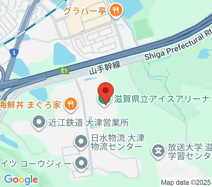 木下カンセーアイスアリーナの地図