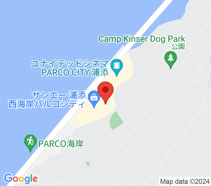 島村楽器 沖縄・浦添パルコシティ店の場所