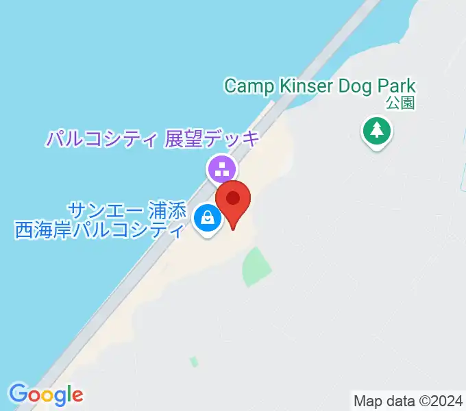 島村楽器 沖縄・浦添パルコシティ店の地図