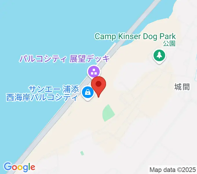 島村楽器 沖縄・浦添パルコシティ店の地図