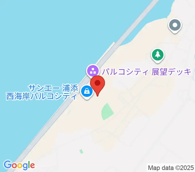 島村楽器 沖縄・浦添パルコシティ店の地図