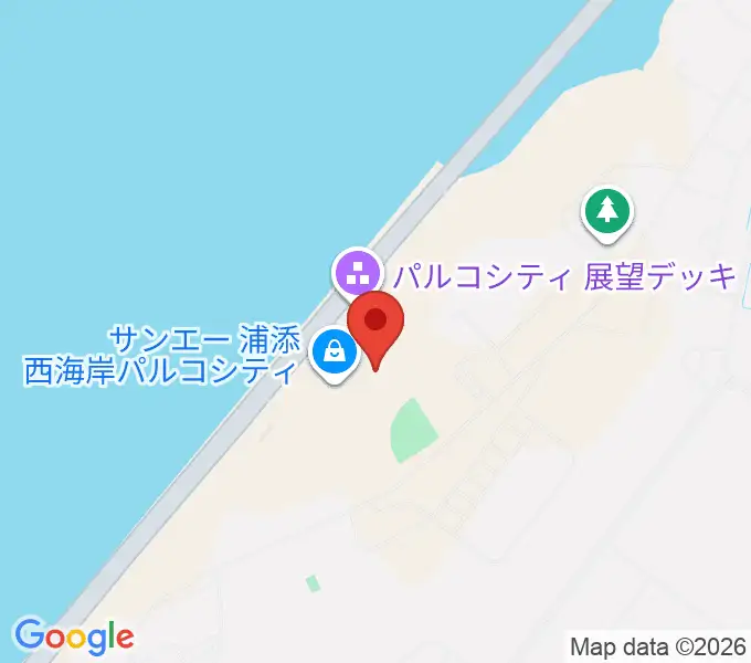 島村楽器 沖縄・浦添パルコシティ店の地図