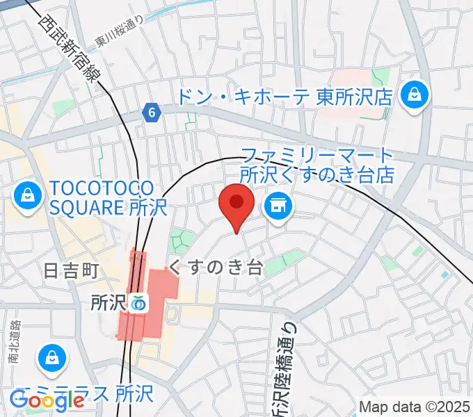 アミュージング・グレースの地図
