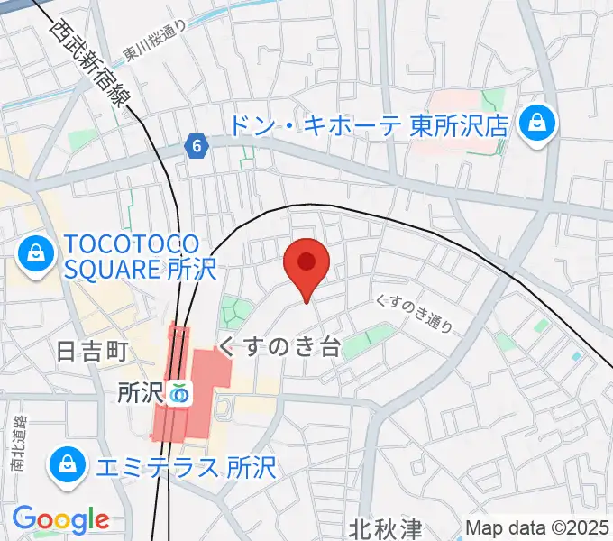 アミュージング・グレースの地図