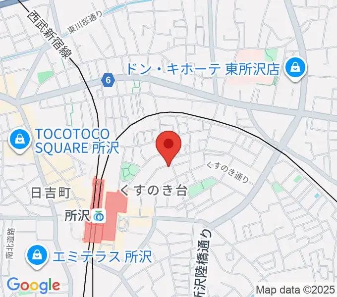 アミュージング・グレースの地図