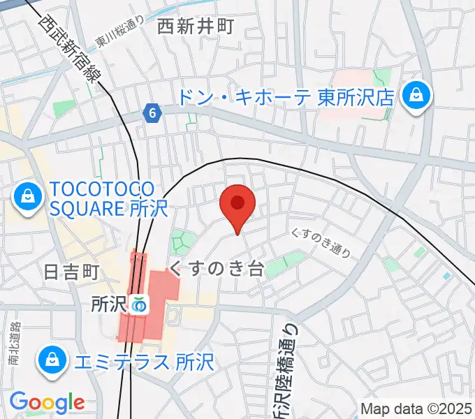 アミュージング・グレースの地図