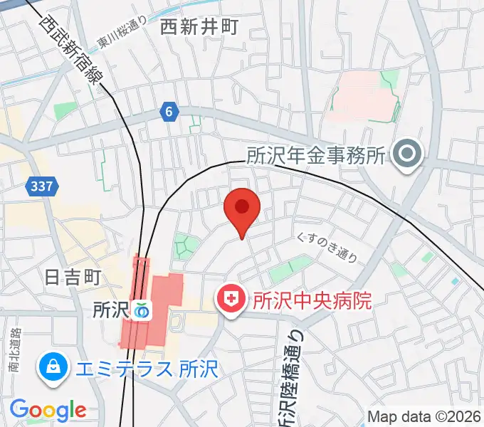 アミュージング・グレースの地図