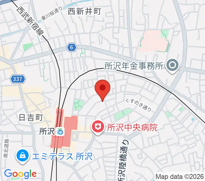 アミュージング・グレースの地図