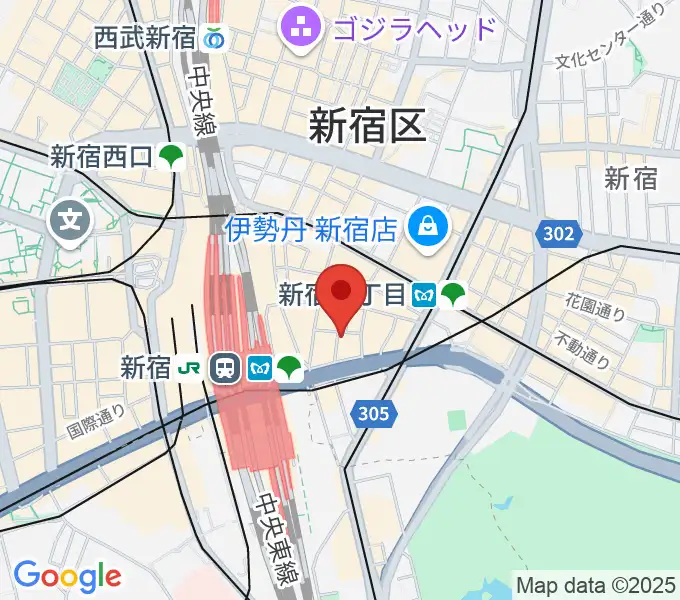 K’s cinemaの地図