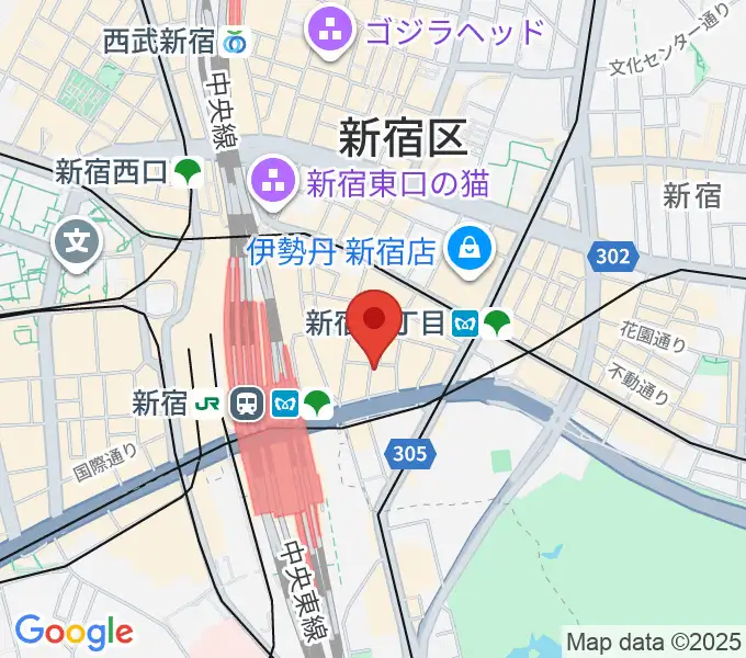 K’s cinemaの地図