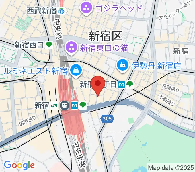 K’s cinemaの地図