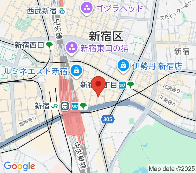 K’s cinemaの地図