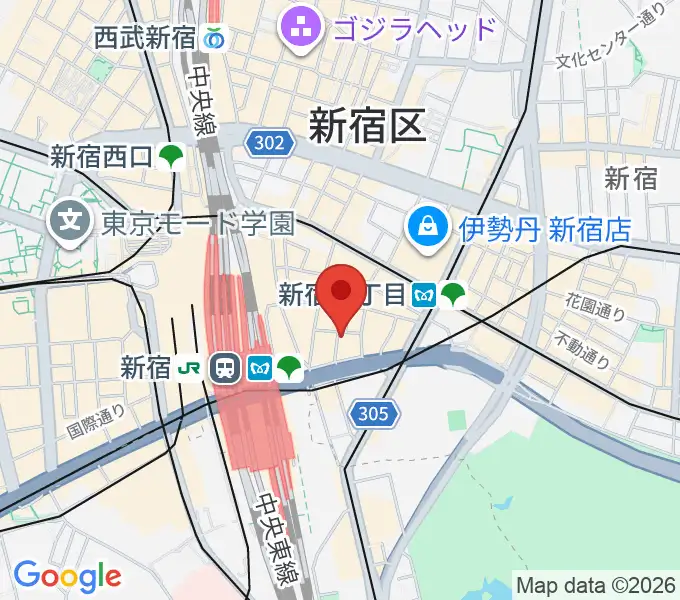 K’s cinemaの地図