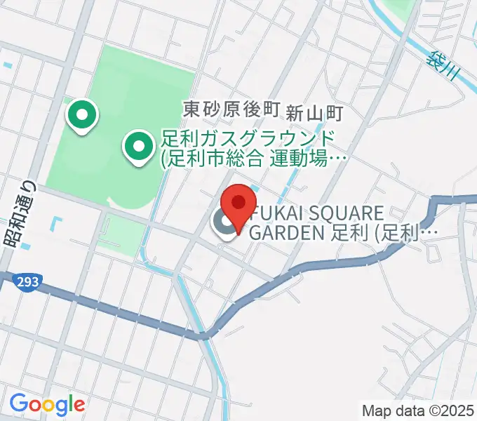 FUKAI SQUARE GARDEN 足利の地図