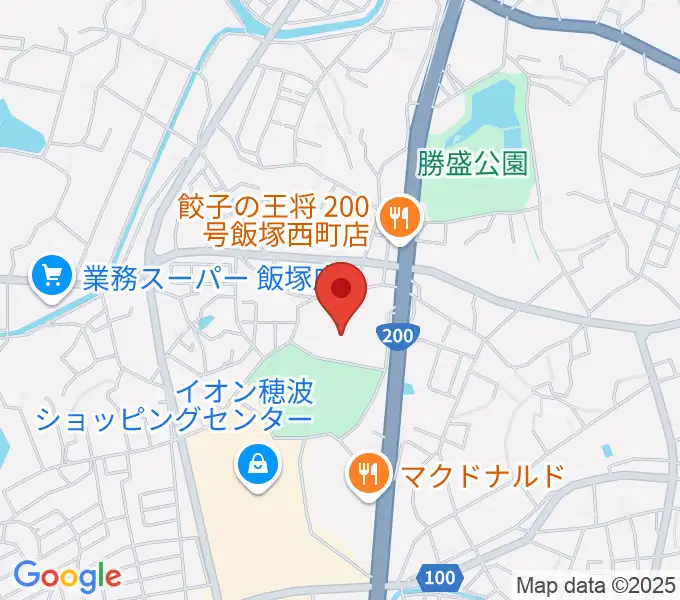 飯塚第1体育館の地図