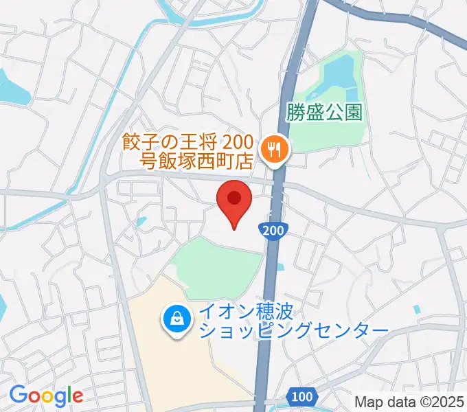 飯塚第1体育館の地図
