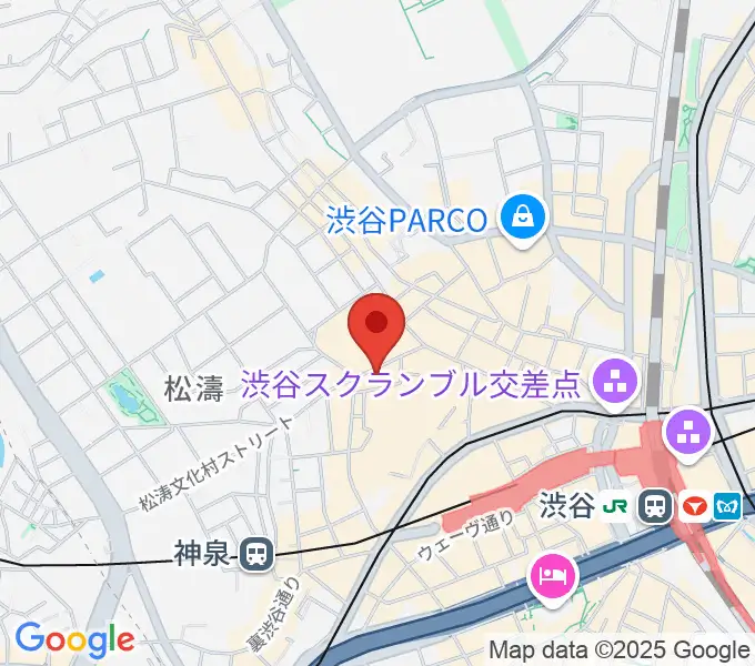 渋谷DAIAの地図