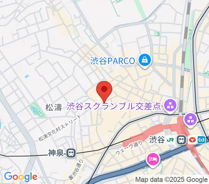 渋谷DAIAの地図
