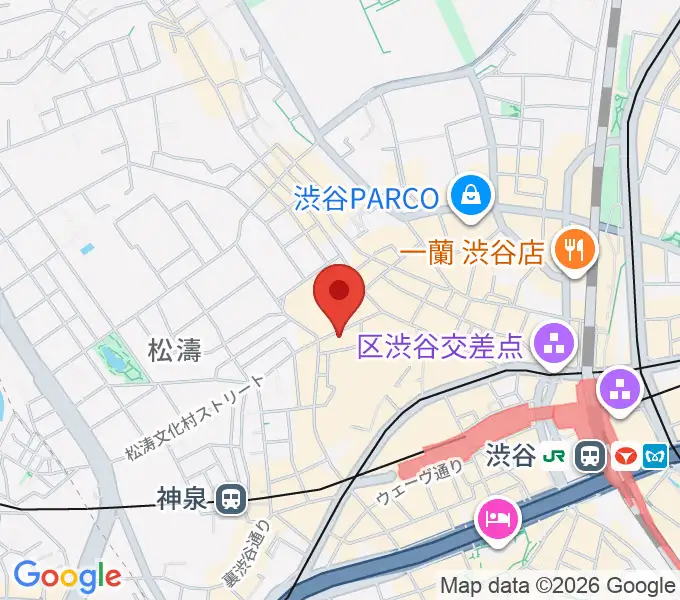 渋谷DAIAの地図