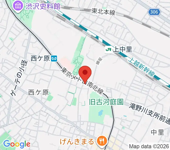 スタジオスカウトの地図