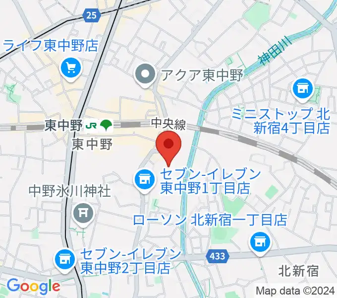 山本ミュージック・コーナーの地図