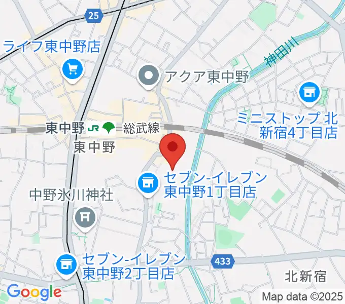 山本ミュージック・コーナーの地図