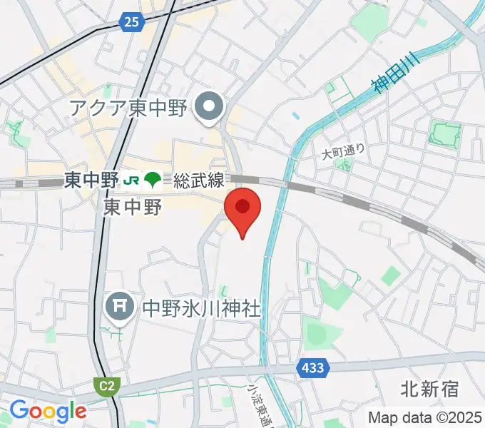 山本ミュージック・コーナーの地図