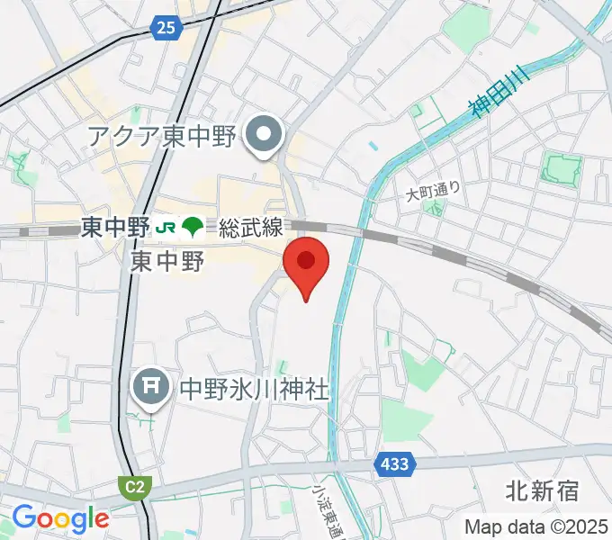 山本ミュージック・コーナーの地図