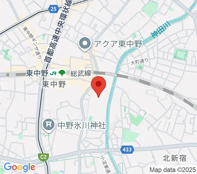 山本ミュージック・コーナーの地図