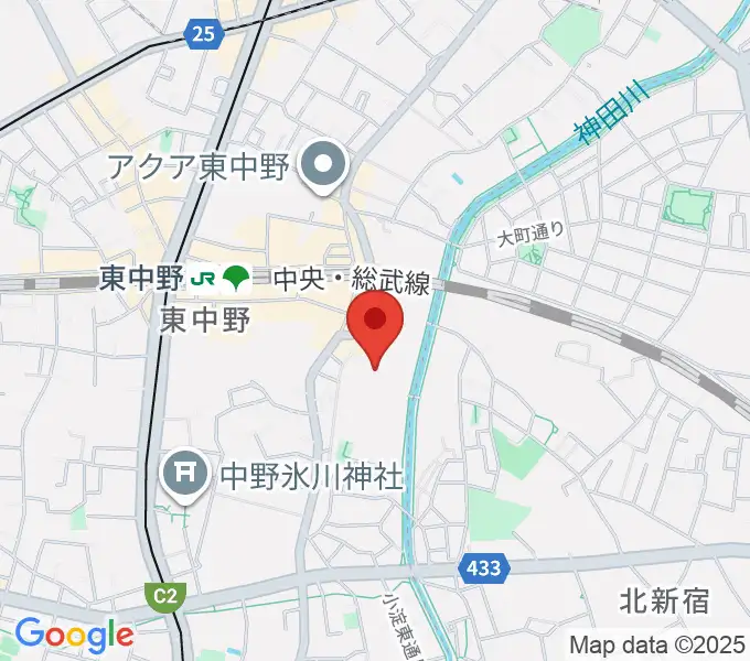 山本ミュージック・コーナーの地図