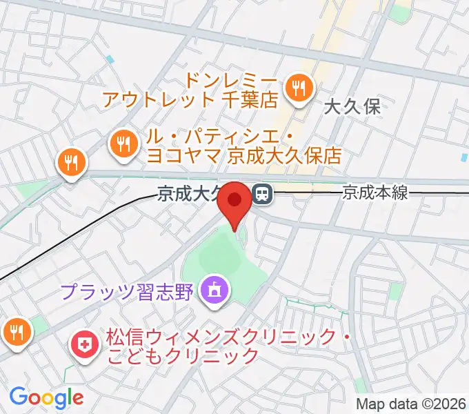 プラッツ習志野の地図