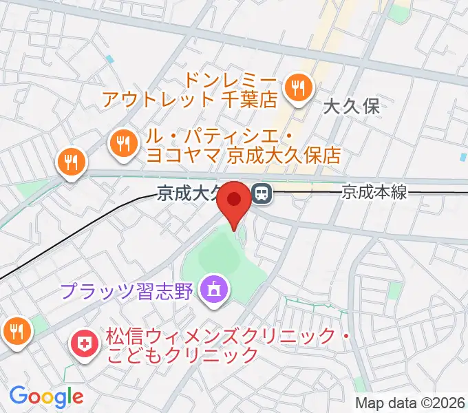 プラッツ習志野の地図
