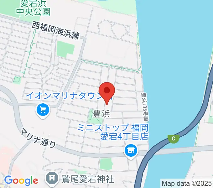 ブラボー音楽教室の地図