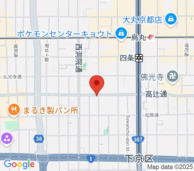 ティーステップの地図