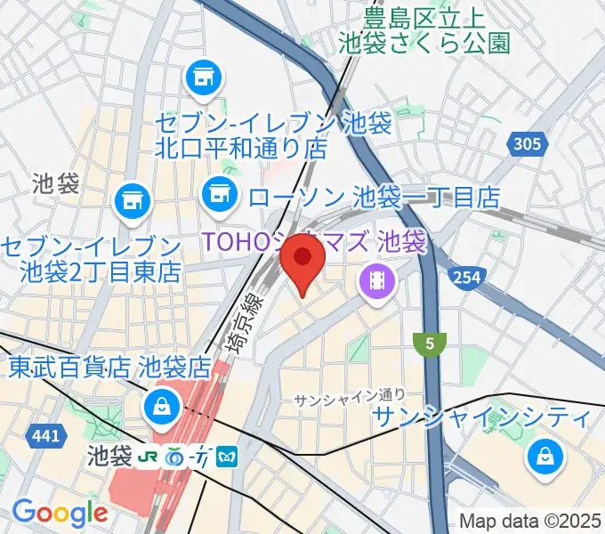 新文芸坐の地図