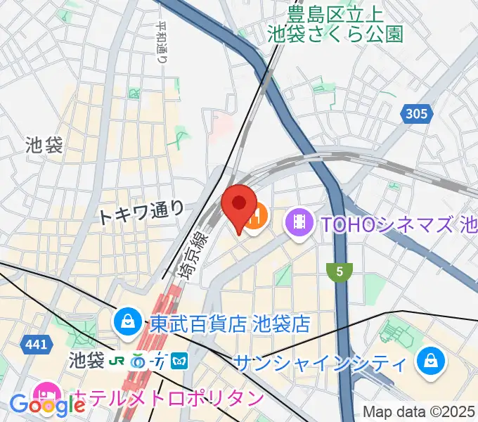 新文芸坐の地図