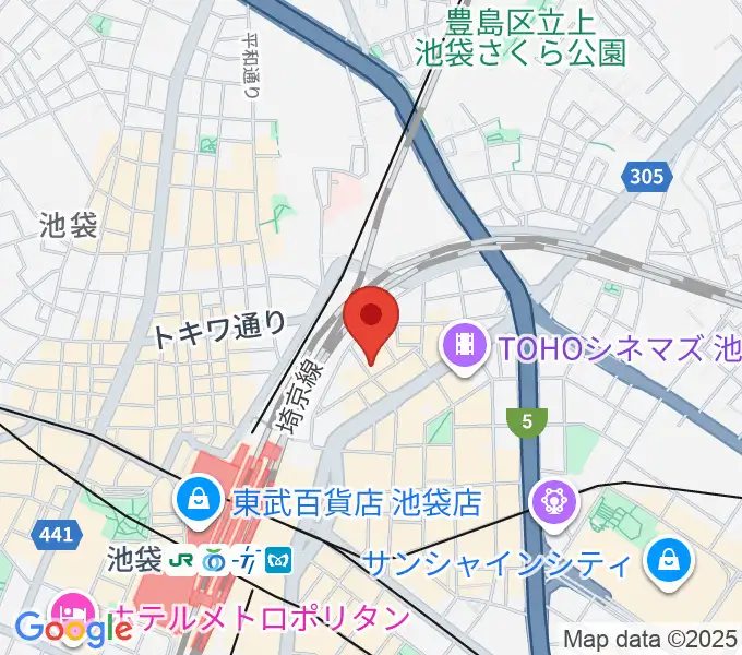新文芸坐の地図