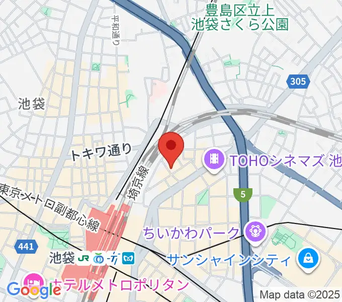 新文芸坐の地図